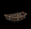 3D Dark Stain Boat